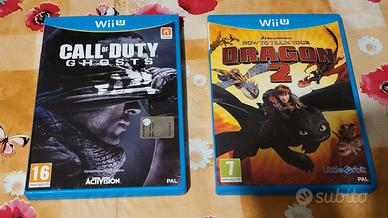 Call of Duty ghosts e Dragon 2 wii u