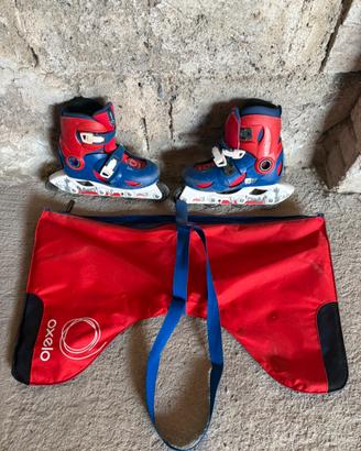 Pattini in linea Oxelo bambino taglia 32-34