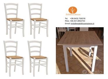 Sedie Tavoli Ristorante Bar Vintage Shabby 0359