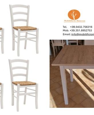 Sedie Tavoli Ristorante Bar Vintage Shabby 0359