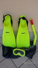 Pinne e maschera mare