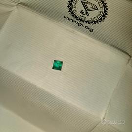 Smeraldo Naturale 1.24 ct IGI Zambia Certificato