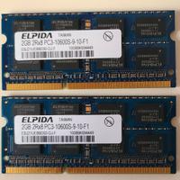 SDRAM 2+2 DDR3 Portatile