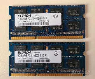 SDRAM 2+2 DDR3 Portatile