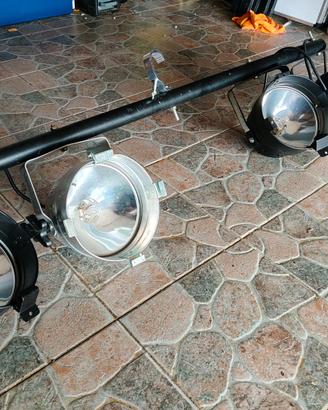 8 Par luce DTS 500W + centralina con opzione DMX