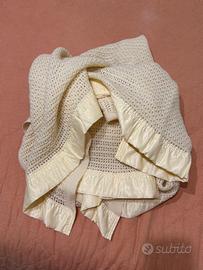 Coperta vintage pura lana 100%
