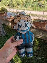 Pupazzo in panno vintage gadget Inter calcio