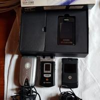 4 telefonini vintage motorola samsung nec sony eri