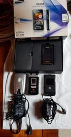 4 telefonini vintage motorola samsung nec sony eri