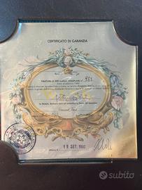 Quadro su lamina d’argento Giancarlo Vitali certif