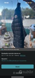 Giubbetto leggero  moncler verificato