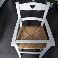 Seggiolone da tavolo in legno