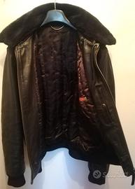 Giubbotto/Bomber Vintage vera pelle come nuovo.