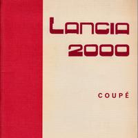 Lancia 2000 coupé/hf 1971 libretto uso e manut.ne