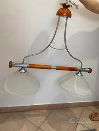 Lampadario a sospensione moderno 2 luci