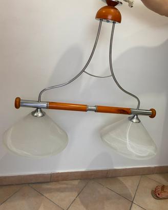 Lampadario a sospensione moderno 2 luci