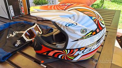Casco Enduro Kenny Fibra Comoposito