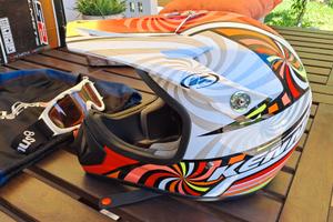 Casco Enduro Kenny Fibra Comoposito