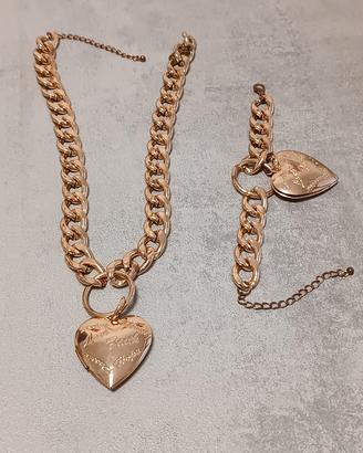 Collana e bracciale bigiotteria 