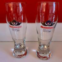 Set di 2 bicchieri birra Henninger Meister Spezial