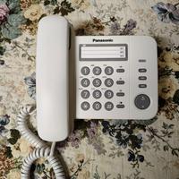 Telefono fisso con cavo Panasonic bianco e bello