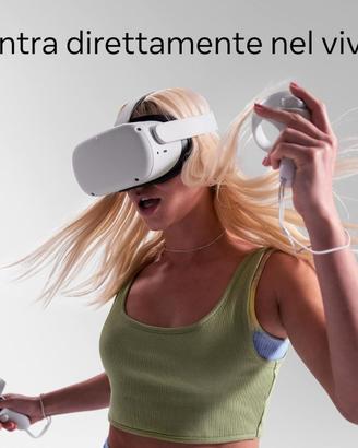 visore VR All-in One 128 Gb Oculus Quest 2