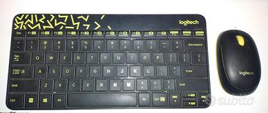 Set Tastiera e Mouse Wireless Logitech MK240