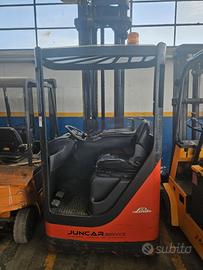 carrello elevatore retrattile linde 14 q.li