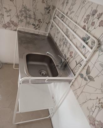 Lavandino cucina smontabile camping Ikea