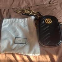 Borsa GUCCI con tracolla oro