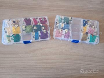 26 matassine DMC+ 2 scatoline organizer NUOVE 