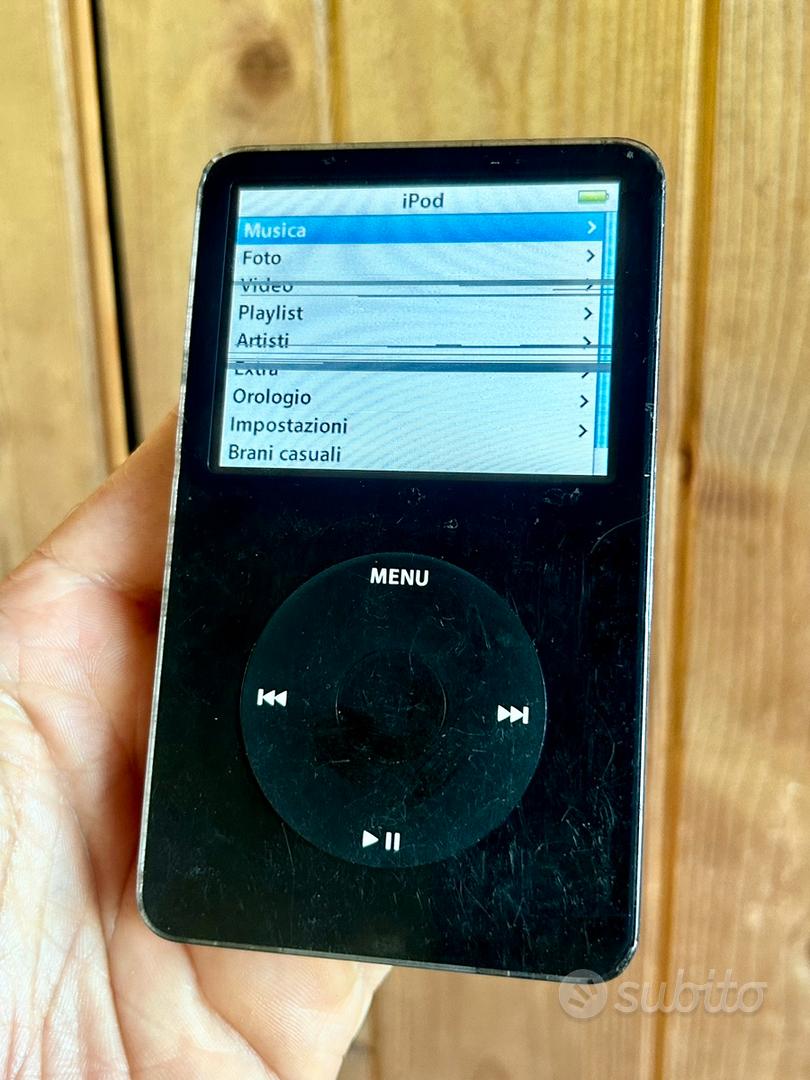 Apple iPod Classic 30GB 5th Gen A1136 Nero Working - Audio/Video