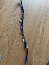 Collana bandana blu elettrico