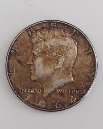 mezzo dollaro kennedy 1964