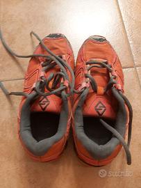 scarpe trekking rosse bambino numero 34