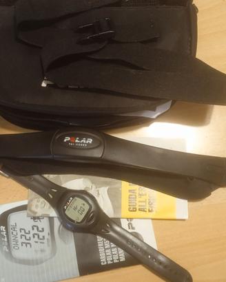 N° 2 CARDIOFREQUENZIMETRO " POLAR" con fascia