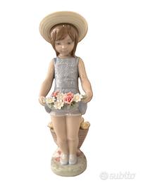 Statuetta vintage Lladrò "My Flowers"