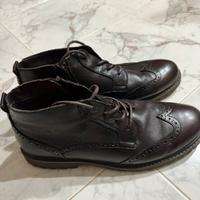 Stivaletti uomo pelle marrone