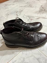 Stivaletti uomo pelle marrone