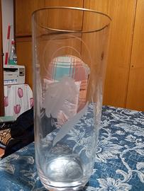 Vaso in vetro di murano Carlo Moretti. 