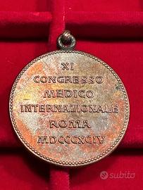 Medaglia 1894 XI Congresso medico internazionale