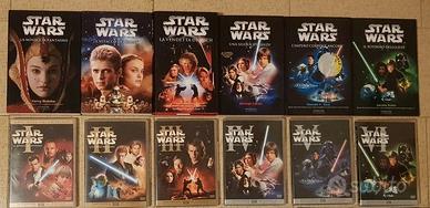 Star Wars 7 DVD e 6 libri