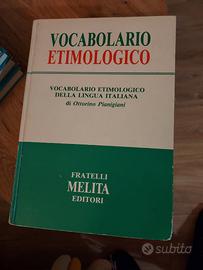 Vocabolario etimologico Melita Editori 1988