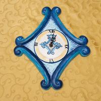 Orologio da parete in ceramica 