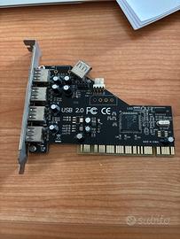 Scheda di espansione PCI a USB 2.0