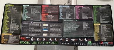 Tappetino pc con scorciatoie Excel