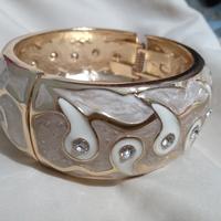 Bracciale Stroili. Rosato e bianco. mai usato.