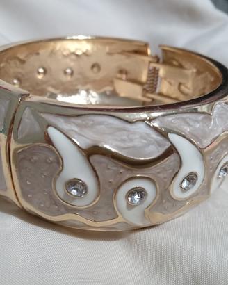 Bracciale Stroili. Rosato e bianco. mai usato.