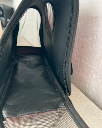 Borsa porta cani+ gabbietta