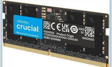 Crucial RAM DDR5 32GB 5600MHz SODIMM CT32G56C46S5